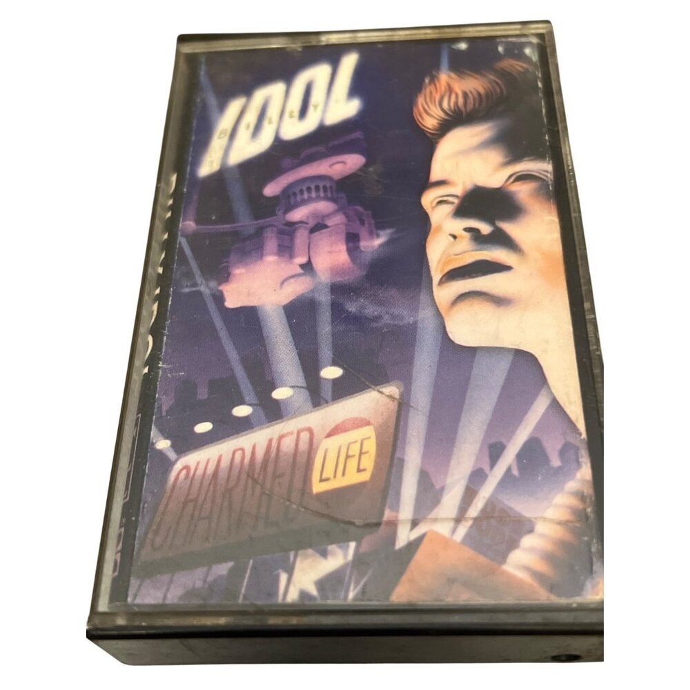 Billy Idol "Charmed Life" 1990 Audio Cassette Album Cradle of Love